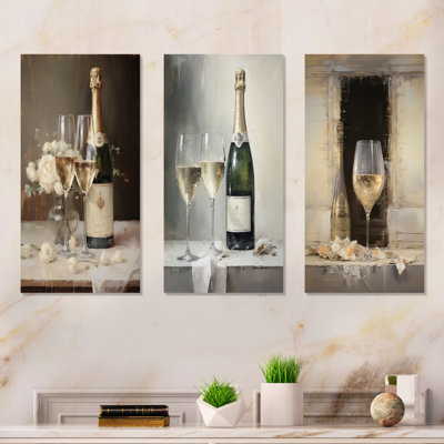 Leurre Legacys champagne et verre