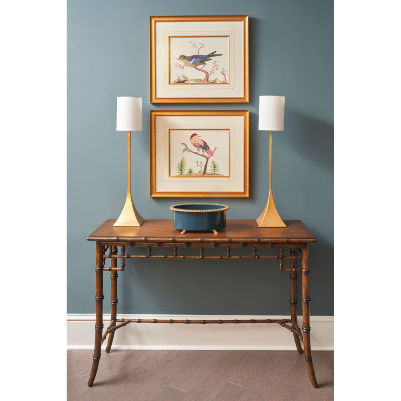 Douglas Freeman Antique Gold Leaf Iron Buffet Lamp