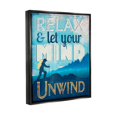«Unwind Randonnée» sur toile