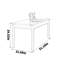 Bureau simple en bois de frêne massif-1943527078