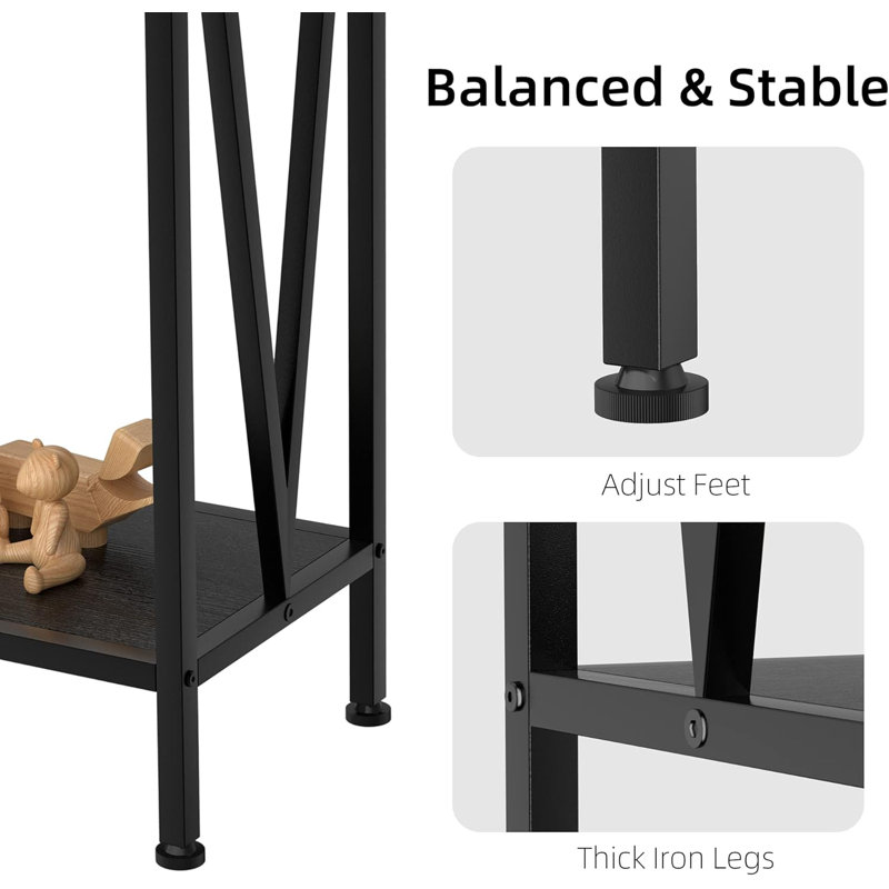 Console Table, Entryway Table, Easy Assembly,Entrance Table, Black