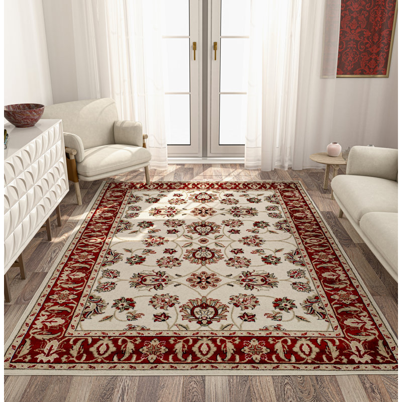 Tapis modernes pour le salon Bev-34, Rectangle 4 pi x 5 pi