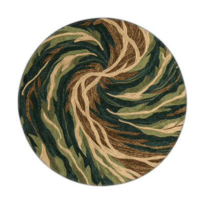 Tapis d'intérieur et d'extérieur vert Nature