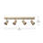 Rayjean 25'' 4 -Light Fixed Track Track Kit with Dimmable and Adjustable Head
