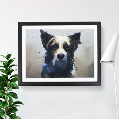 Dog Vol.1 Abstract - Single Picture Frame Painting