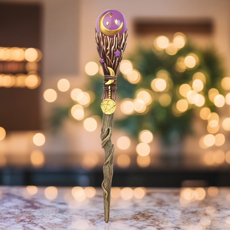 9.5" Long Wand with Gem