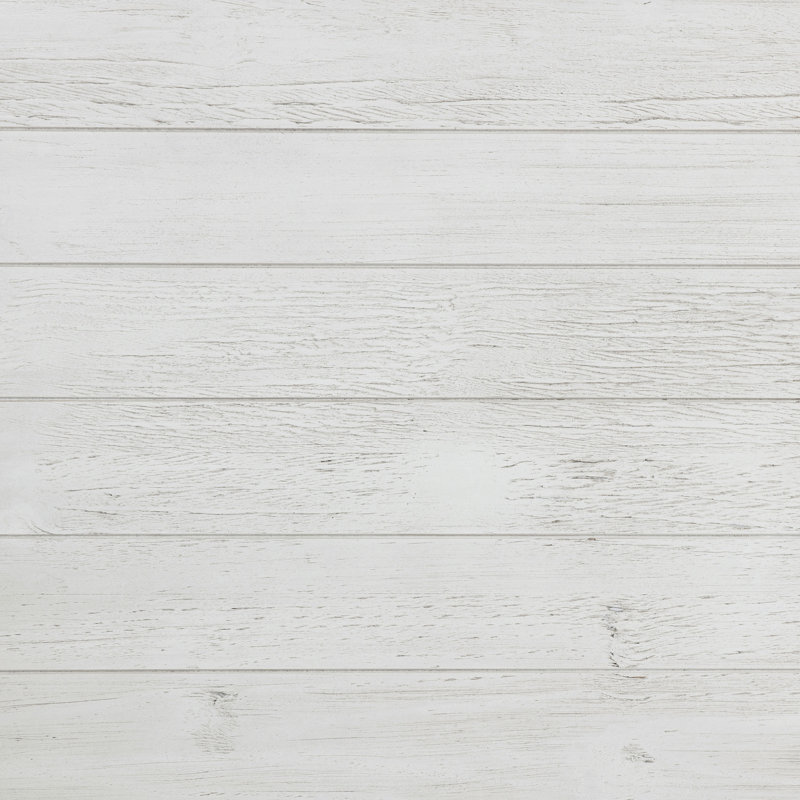 Table de bout en bois vieilli avec 1 tiroir Castleton, Blanc