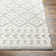 Rectangle Janeisa Geometric Machine Woven Polyester Indoor / Outdoor Area Rug in Gray