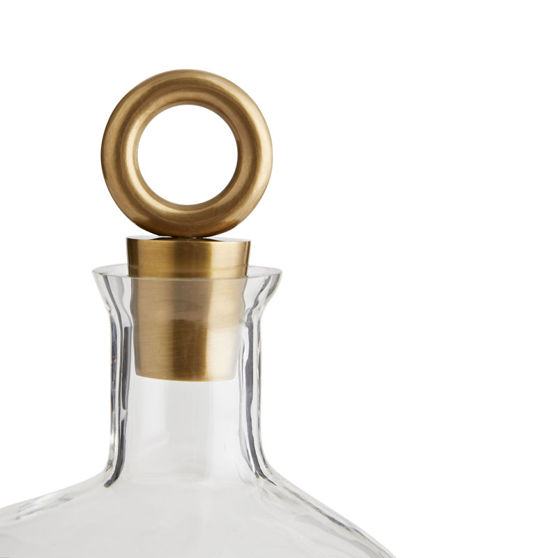 Frances 2 - Piece Glass Whiskey Decanter Set