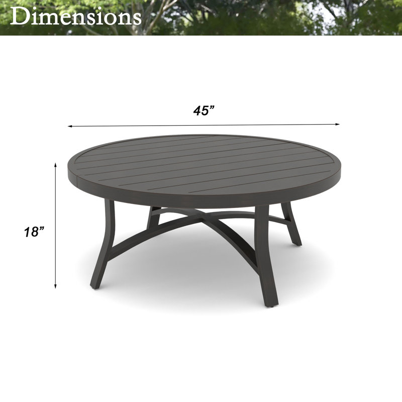 Table basse 45 po Chamber