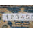 Blue Geometric Oushak Vegetable Dye Runner Rug