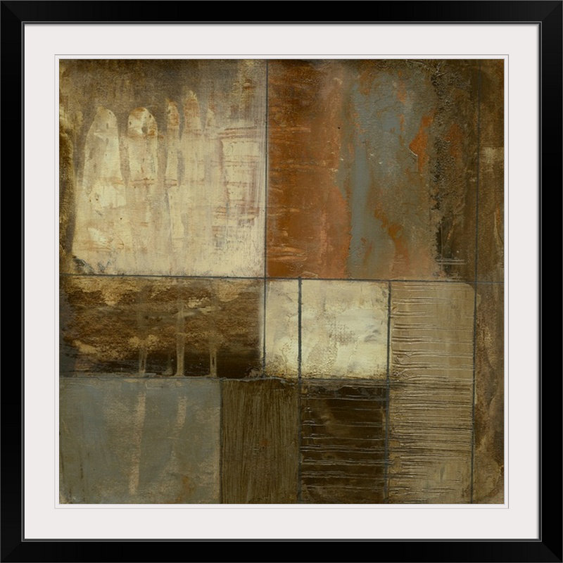 « ii » jennifer grolier, reproduction d’art Re-Defined, H 32 po x l 32 po x P 1 po, Cadre noir