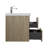 24" Floating Bathroom Vanity With Sink