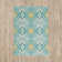 Tapis bleu sarcelle Aadil