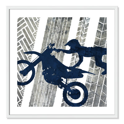 Motorcross Motocross 2 Framed Art