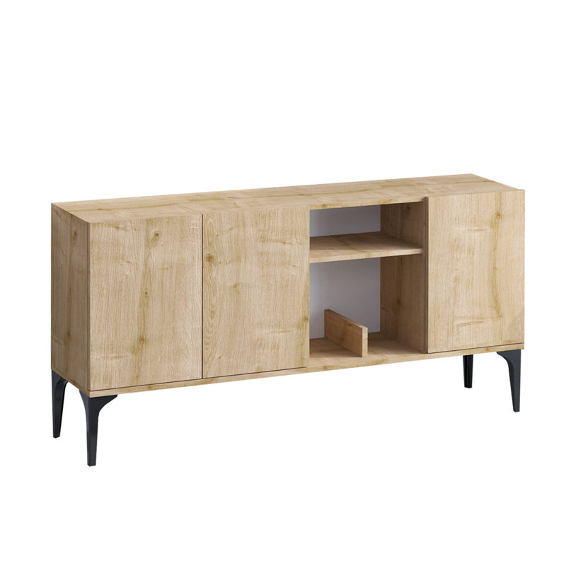 Afiq Console Table, Beige, 80 H x 150 W x 40 D cm