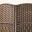 Paravent 3 panneaux, écran d'intimité pliant de 6 pi de hauteur, cloison murale autoportante tissée à la main pour le bureau à domicile, chambre à coucher, bois-127659246-31230685-127659248