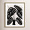 Black and White Potted Plant I Print
