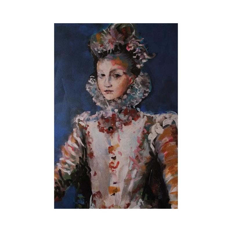 Dama by Marina Del Pozo - Wrapped Canvas Gallery-Wrapped Canvas Giclée, 20.32 cm H x 30.48 cm W