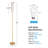 Smathering 65'' Traditional Floor Lamp with Remote Control and Bulb Included-1040926874