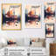 «Soft Blue» et «Pinkd Minimal Mid Century Art IV», impressions sur toile minimalisme-840087394-840087392