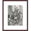 «The Bearing of the Cross» de la série «Great Passion» par Albrecht Dürer, estampe numérique encadrée