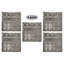 Carreaux de fer-blanc en métal 2 pi x 2 pi (24 po x 24 po) avec dosseret American Tin Ceilings-53118800