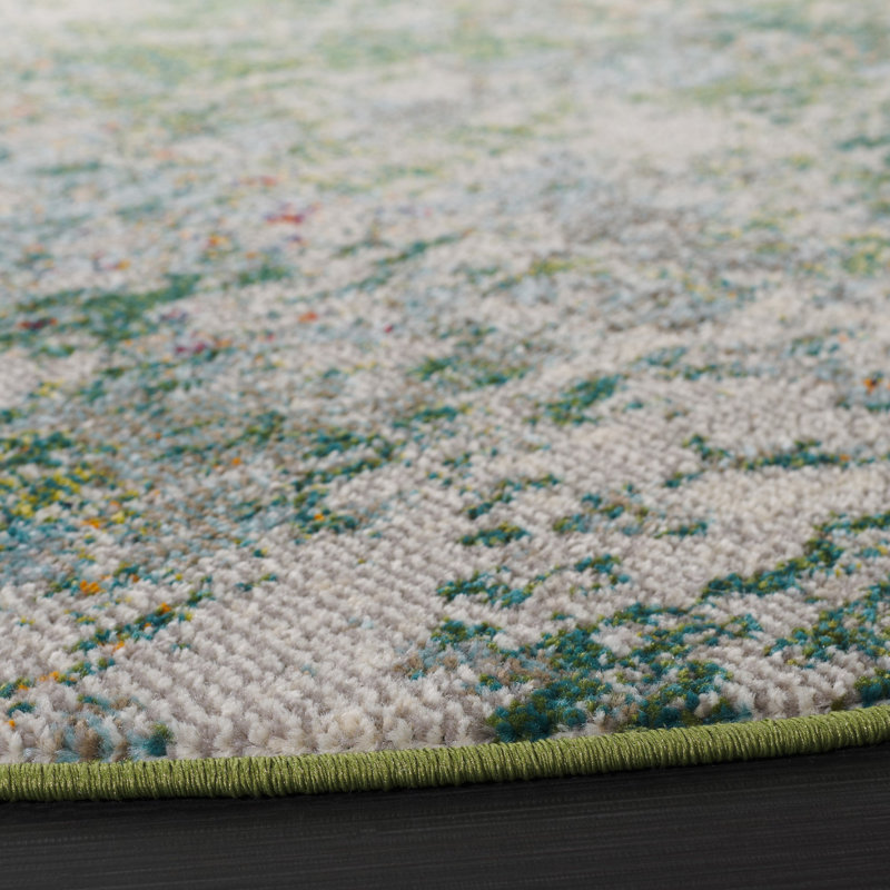 Madison Performance Abstract Rug, Round 6'7"
