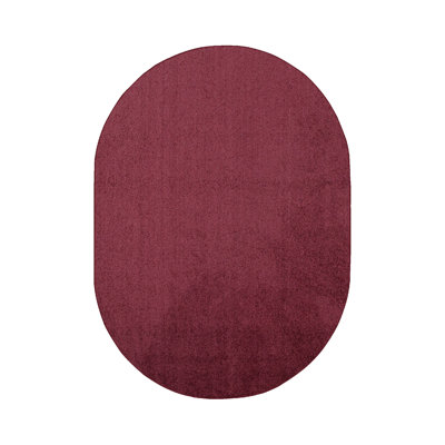 Tapis de couleur canneberge de couleur unie pour animaux de compagnie Furnish My Place