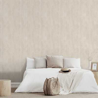 Soft Grain Wood Texture Wallpaper