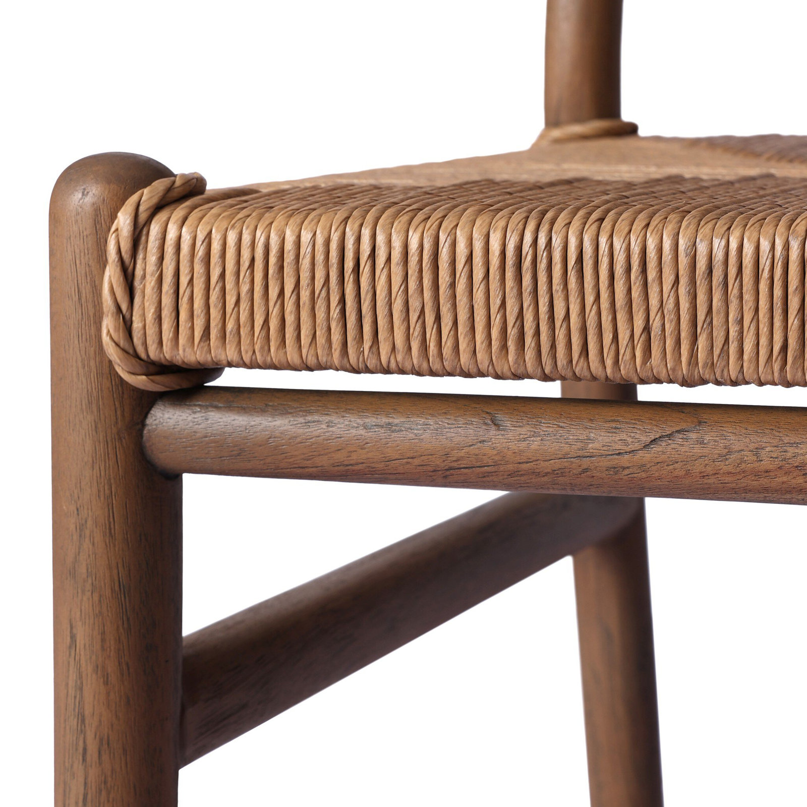 Abella Outdoor Dining Chair-Stained Saddle Brown, Stained Toasted Brown