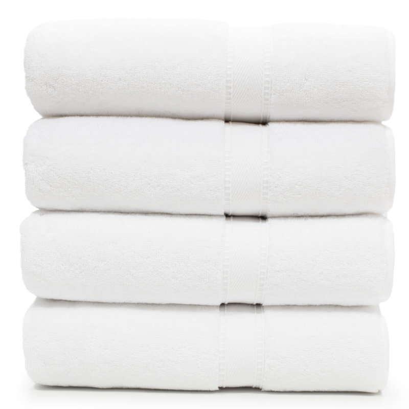 Sinemis Super Plush Bath Towel, White