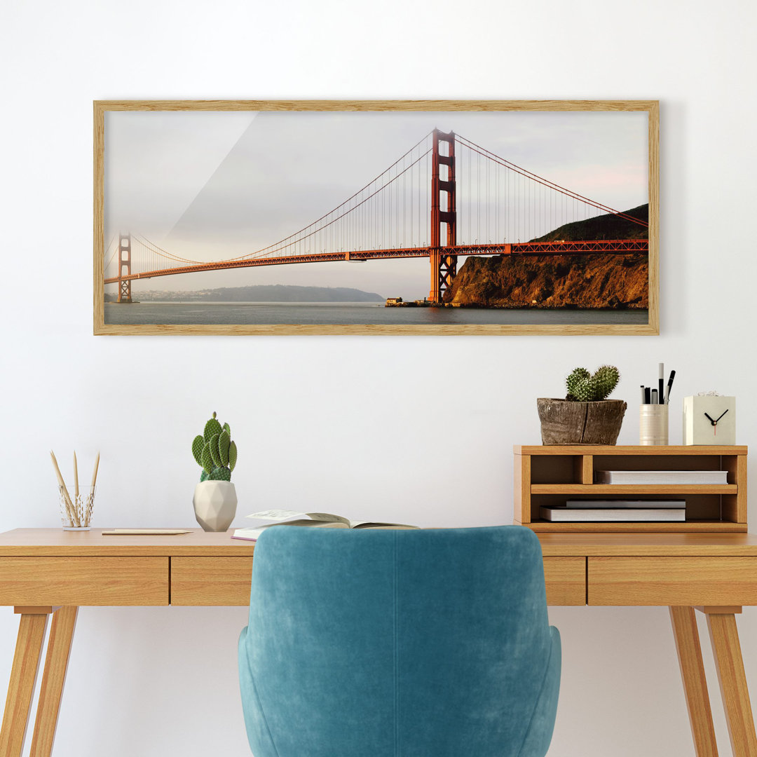 Bild mit Rahmen - San Francisco - Panorama-Landschaft - A