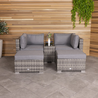 Huntington 4 Seater Rattan Sofa Set