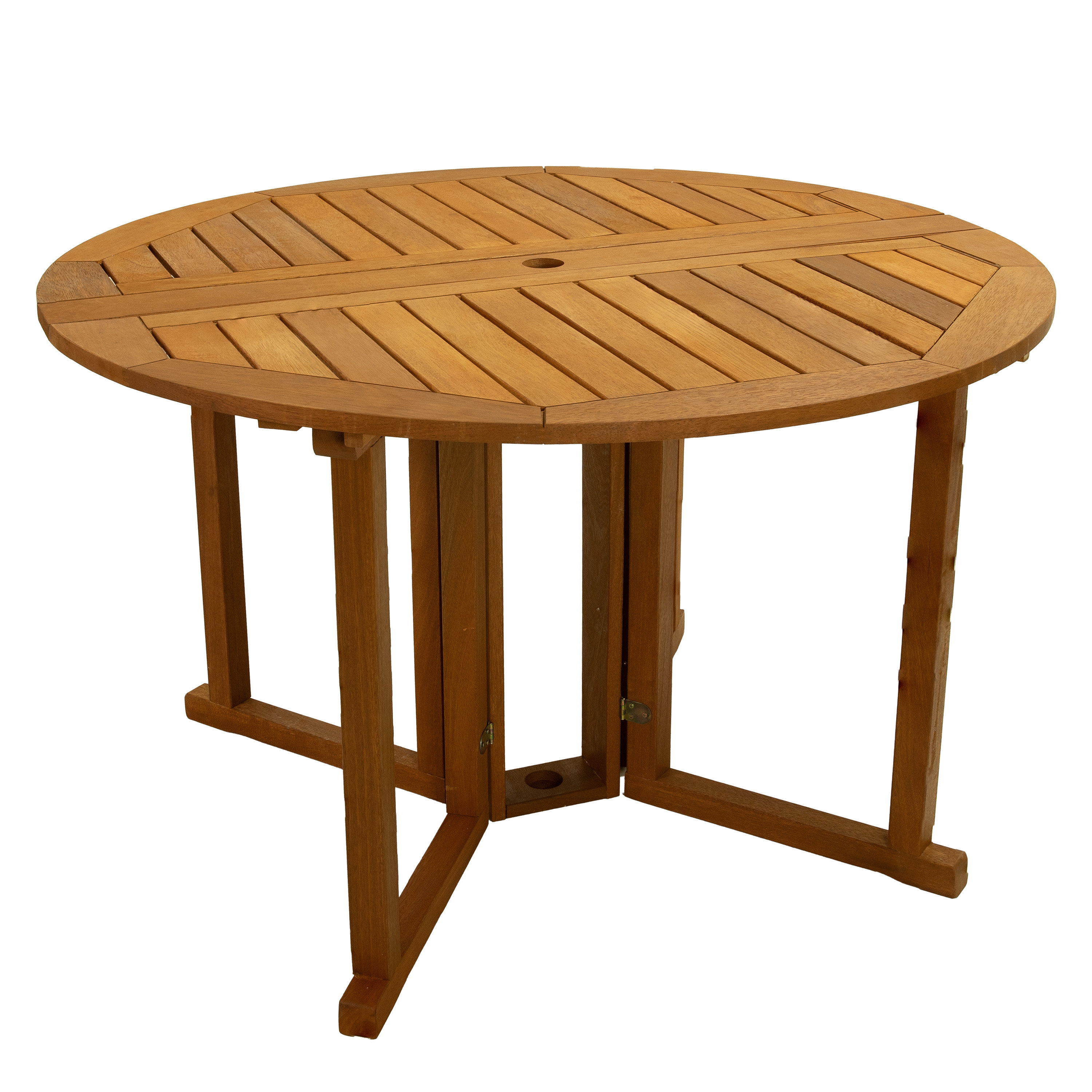 Union Rustic Kerlyn Malaysian Hardwood Gateleg Extendable Outdoor ...