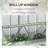 6' X 3' Galvanized Raised Garden Bed With Mini PVC Greenhouse Cover, Outdoor Metal Planter Box With 2 Roll-Up Windows For Growing Flowers, Fruits, Vegetables And Herbs, Silver-125113383