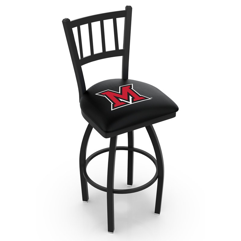 NCAA Swivel 25" Counter Stool, 30" Height, Miami