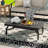 Tamarin Patio Aluminum Rectangular 47.25“L x 25.25"W Coffee Table