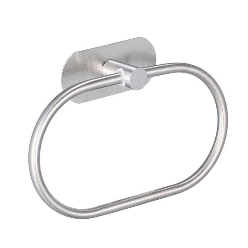 20 cm L Stainless Steel Towel Bar, White