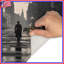 Vintage Cityscape Silhouette Bath Mat-1236834980