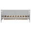 Lit de jour simple en bois de pin avec deux tiroirs de rangement-2138963861