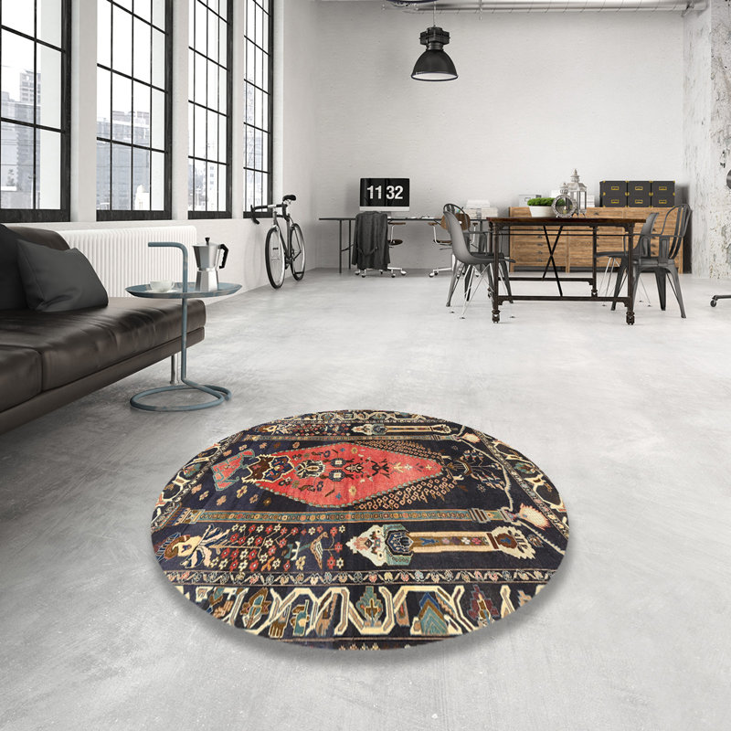 Southwestern Indoor Rug, Round 8'