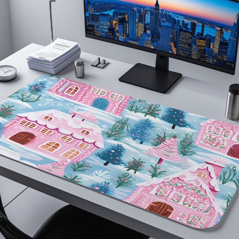 Polyester Desk Pad, 14.4x12.1