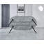 Extensible Table, Dining Table, Coffee Table With Metal Leg