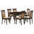 Gabriel Cappuccino 7-Piece Extension Leaf Dining Set