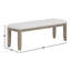 Banc rembourré Reckert