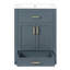 Single Bathroom Vanity with @Solid + Manufactured Top