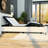 Grey Bed With Zero Adjustable Metal Base, Wireless Remote For Customized User Experience Size Base Adjustable, Metal, Grey, Enhanced Comfort-1718576590