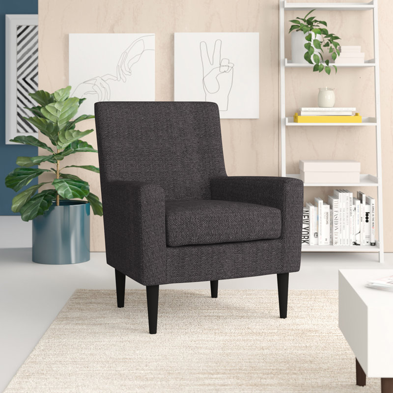 Donham Upholstered Armchair, Brown