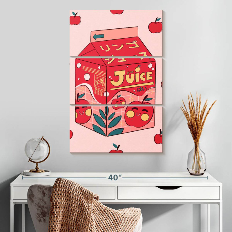 Yarlin Apple Juice Box, 32" H x 20" W